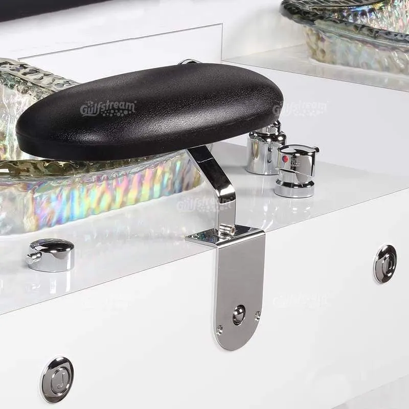 Gulfstream Vienna Triple Pedicure Chair Bench