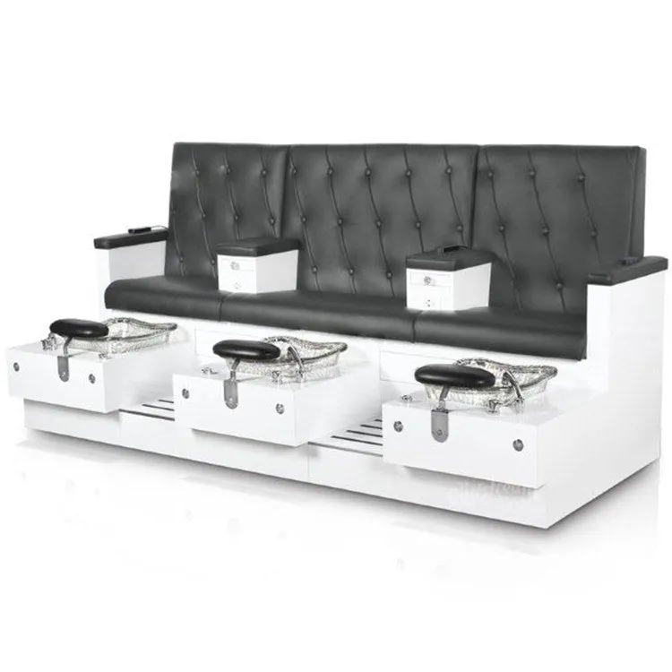 Gulfstream Vienna Triple Pedicure Chair Bench