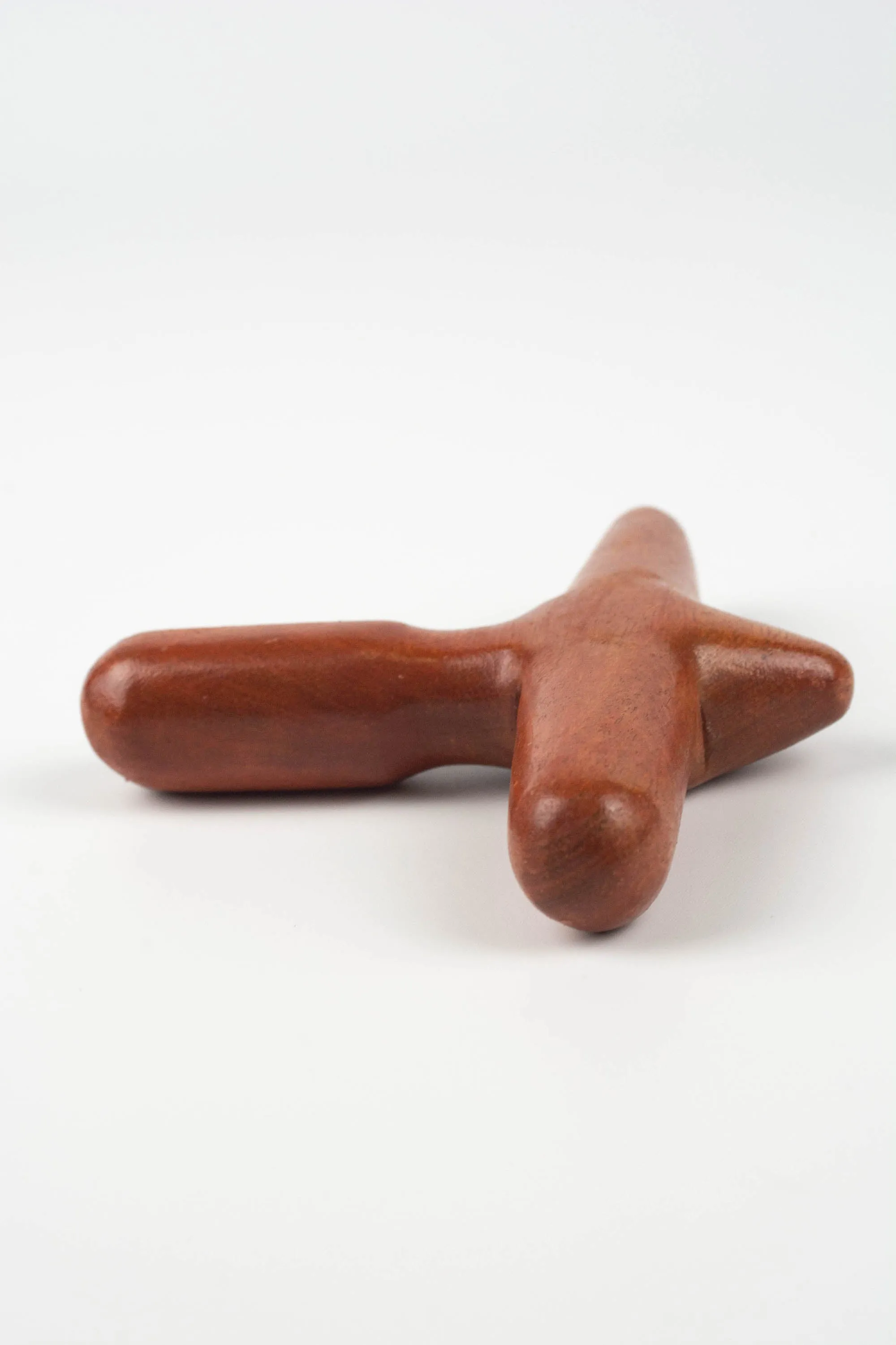 Hand Crafted Wood X Shape Body Massage Tool