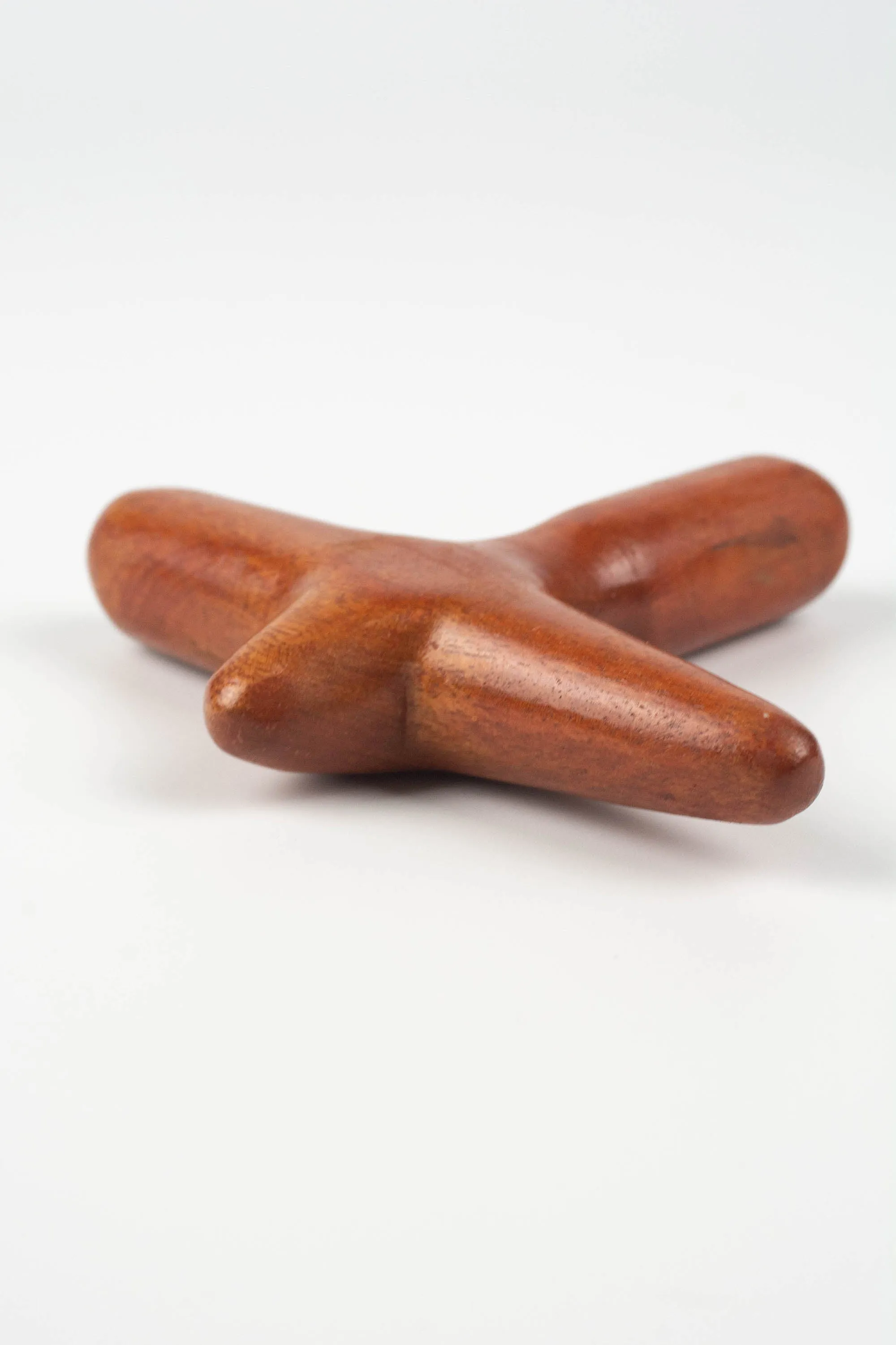 Hand Crafted Wood X Shape Body Massage Tool