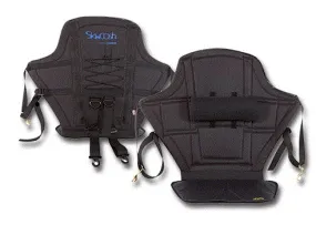 High Back Seat with Lumbar Support & Clips | Gel Canoe Seat | Skwoosh
