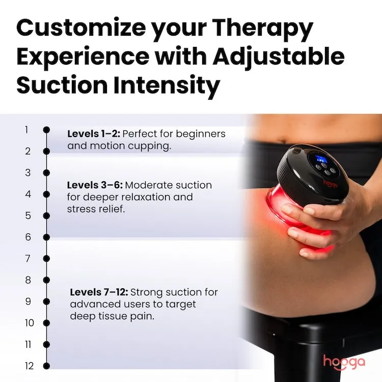 Hooga Red Light Therapy Smart Cupping Massager