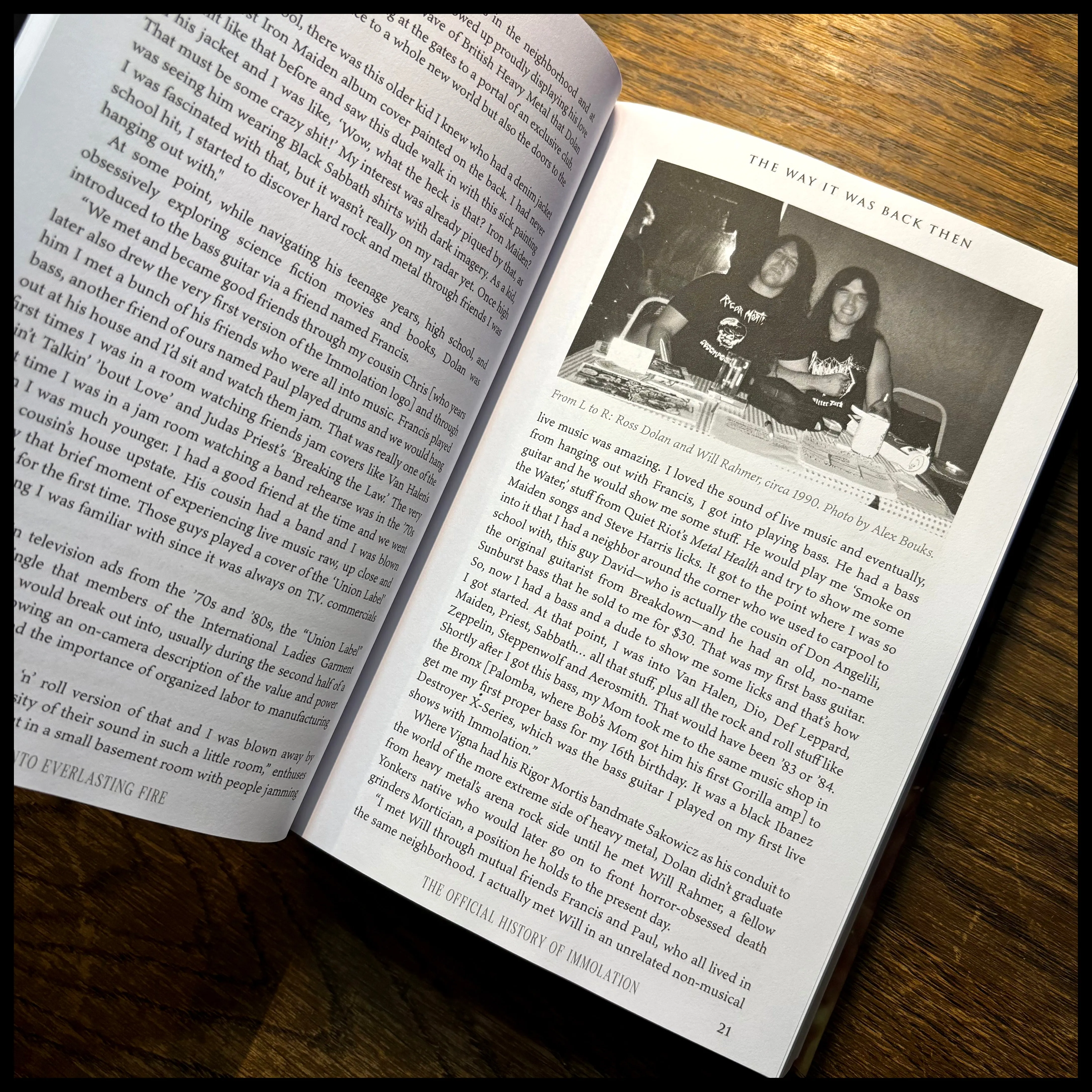 INTO EVERLASTING FIRE: The Official History of IMMOLATION hardback