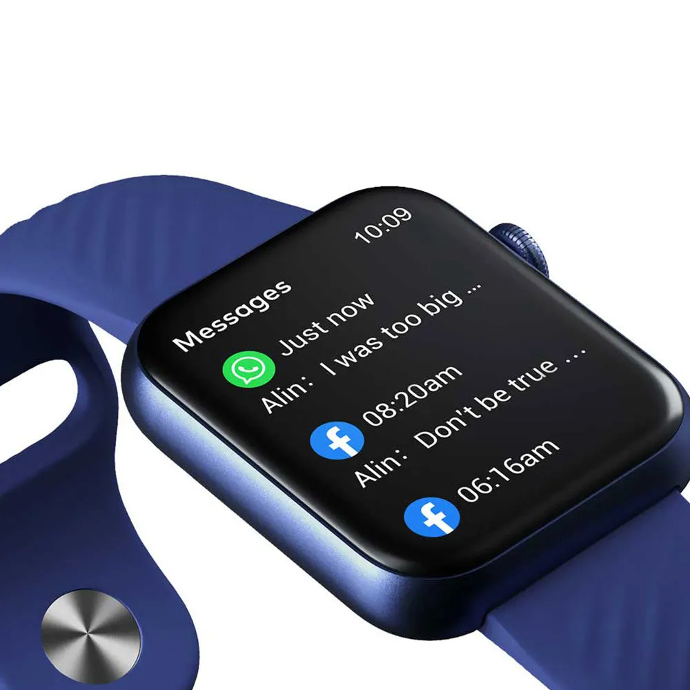 Itel ISW-O11 Smart Watch Dark Blue Case With Dark Blue Silicone Strap