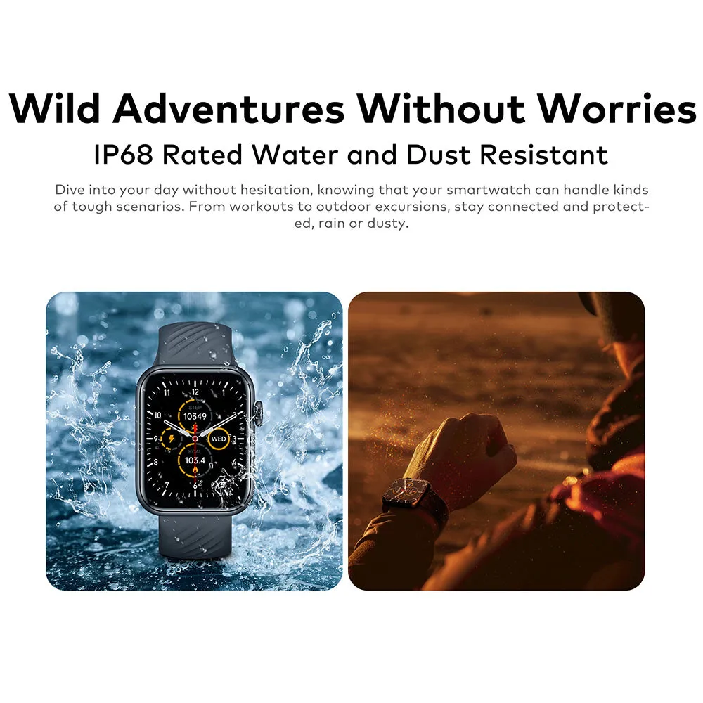 Itel ISW-O11 Smart Watch Dark Blue Case With Dark Blue Silicone Strap