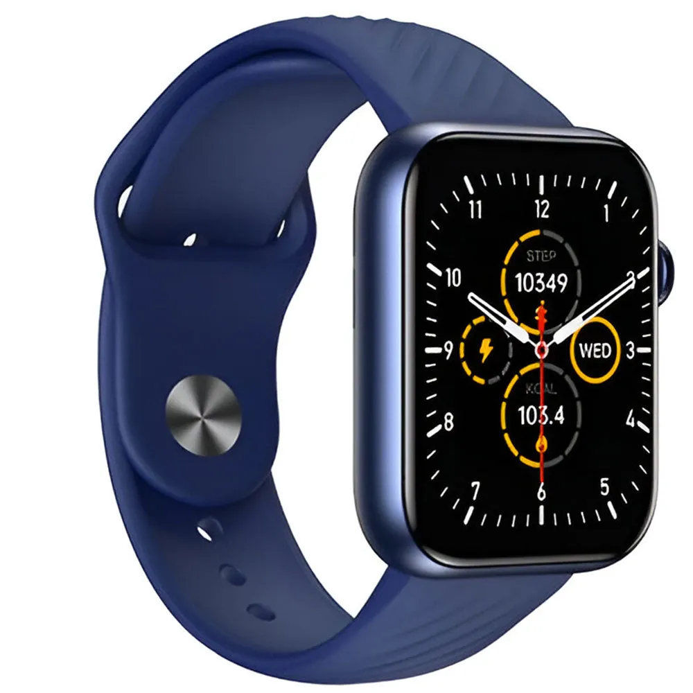 Itel ISW-O11 Smart Watch Dark Blue Case With Dark Blue Silicone Strap