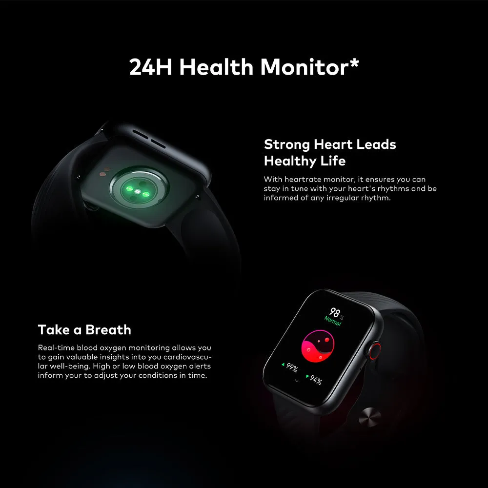 Itel ISW-O11 Smart Watch Dark Blue Case With Dark Blue Silicone Strap