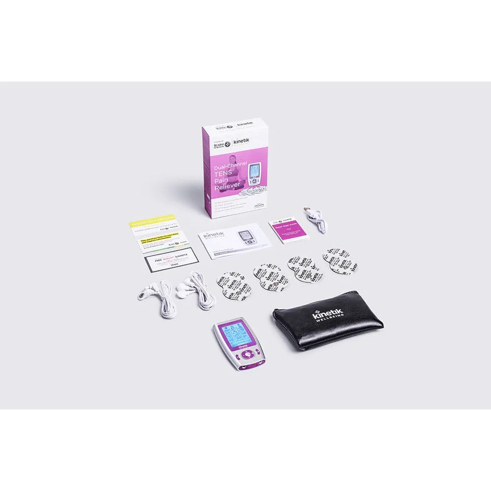 Kinetik Wellbeing Dual Channel TENS Pain Reliever