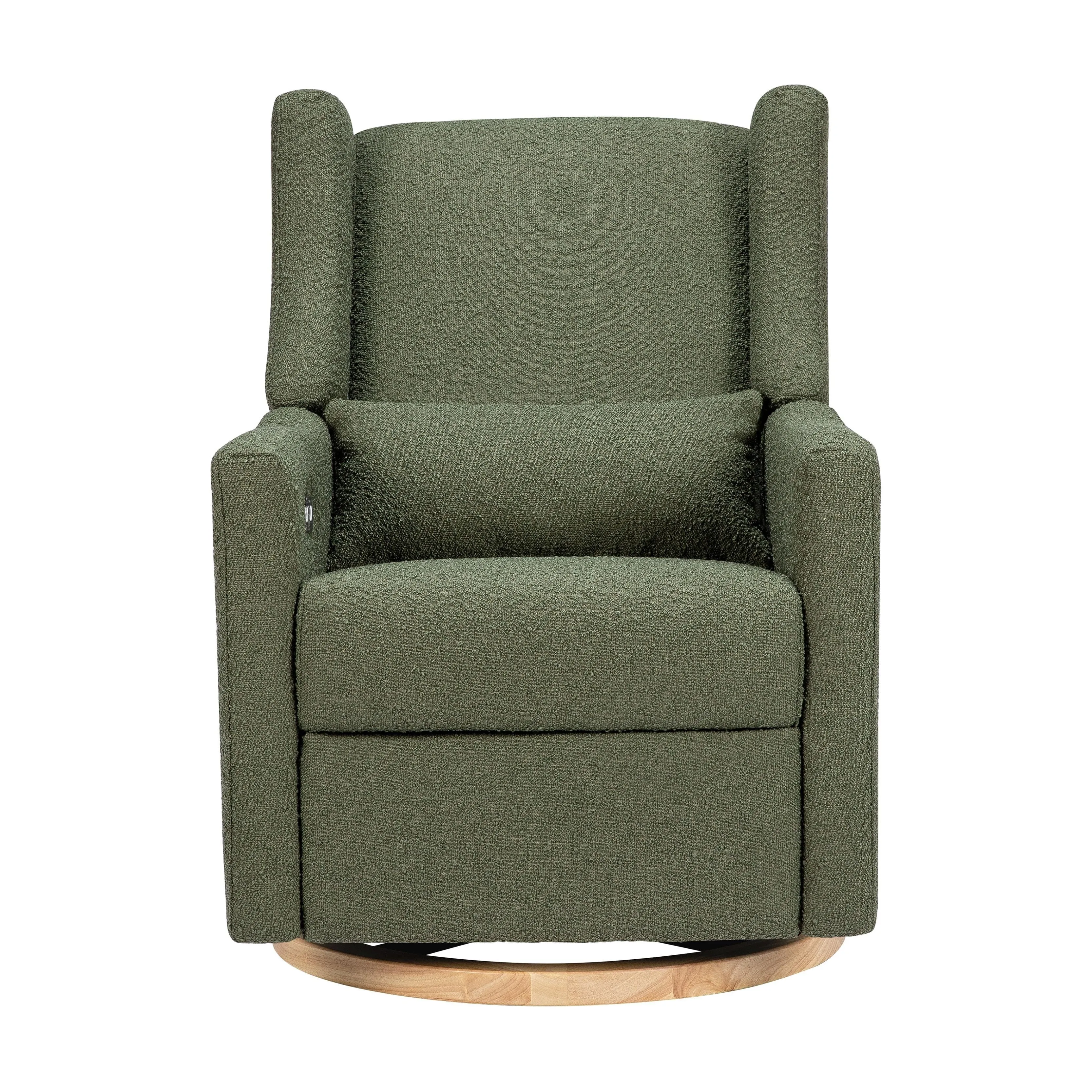 Kiwi Electronic Recliner and Swivel Glider | Boucle with USB Port