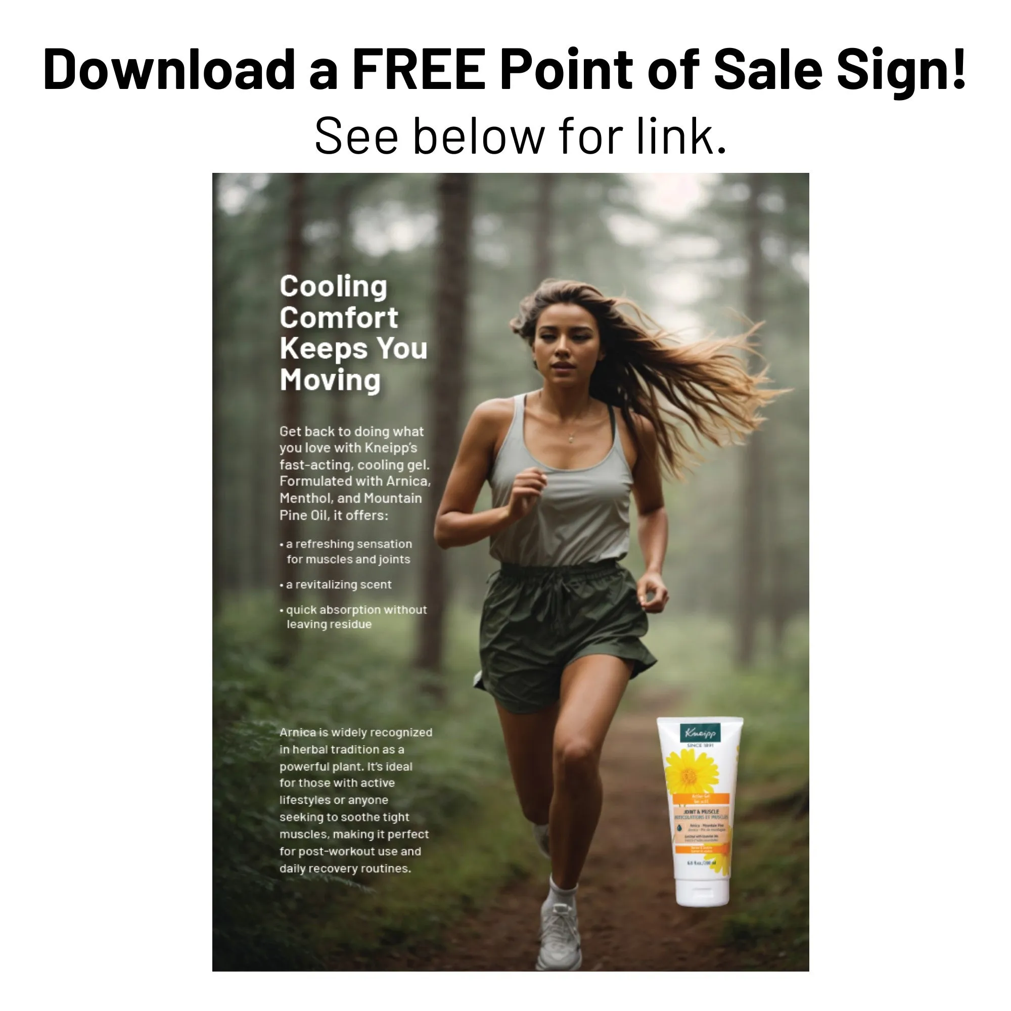 Kneipp Joint & Muscle Arnica Active Gel Retailer Success Kit