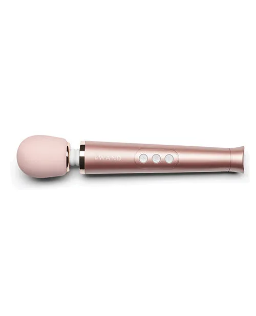 'le Wand Petite Rechargeable Vibrating Massager - Rose Gold