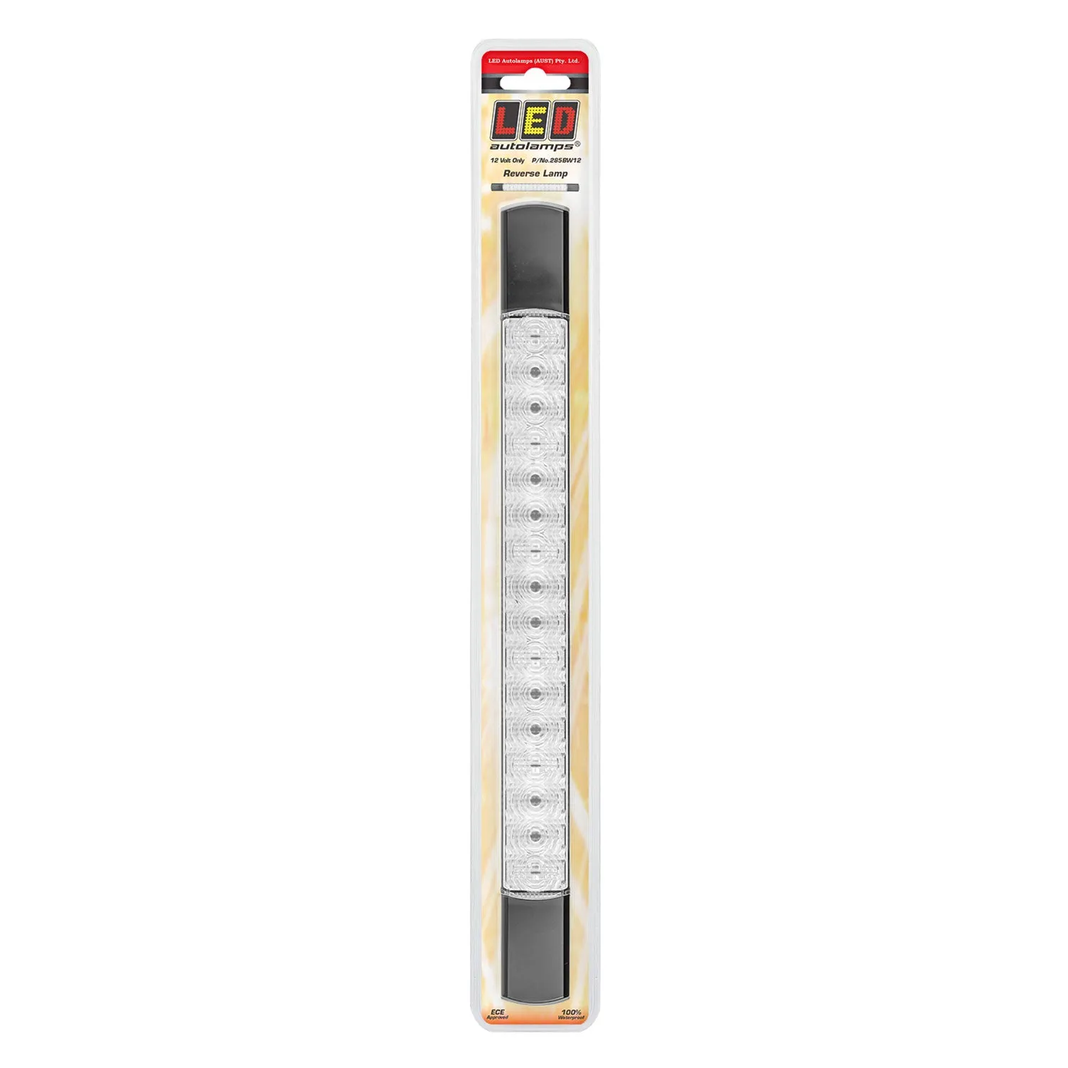 LED Autolamps 285BW12 Low Profile Slimline LED Reverse Strip Lamp
