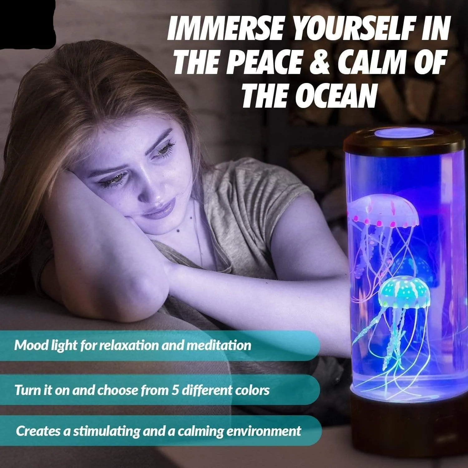 LED Jellyfish Mood Lamp
