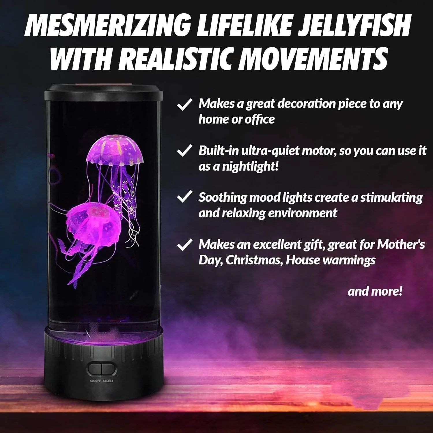 LED Jellyfish Mood Lamp