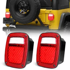 LED Tail Lights For Jeep Wrangler CJ / YJ / TJ / Rubicon