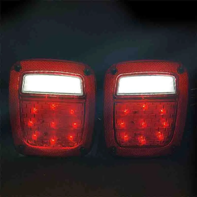 LED Tail Lights For Jeep Wrangler CJ / YJ / TJ / Rubicon