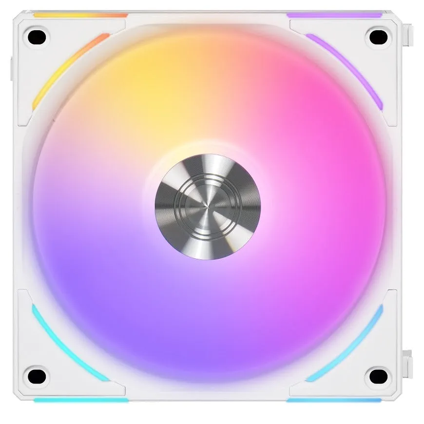 Lian Li Unifan ALV2 Single 120x28mm Fan - (Black UF-AL120V2-1B/White UF-AL120V2-1W)