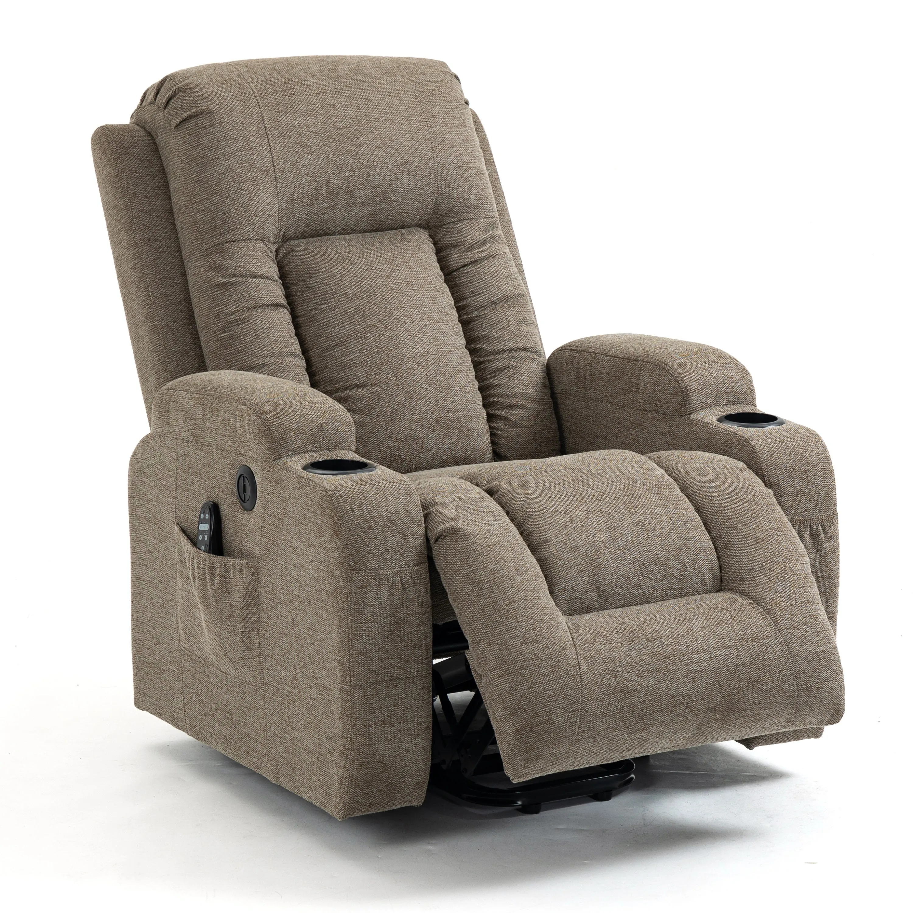 Logan Power Lift Recliner - Brown
