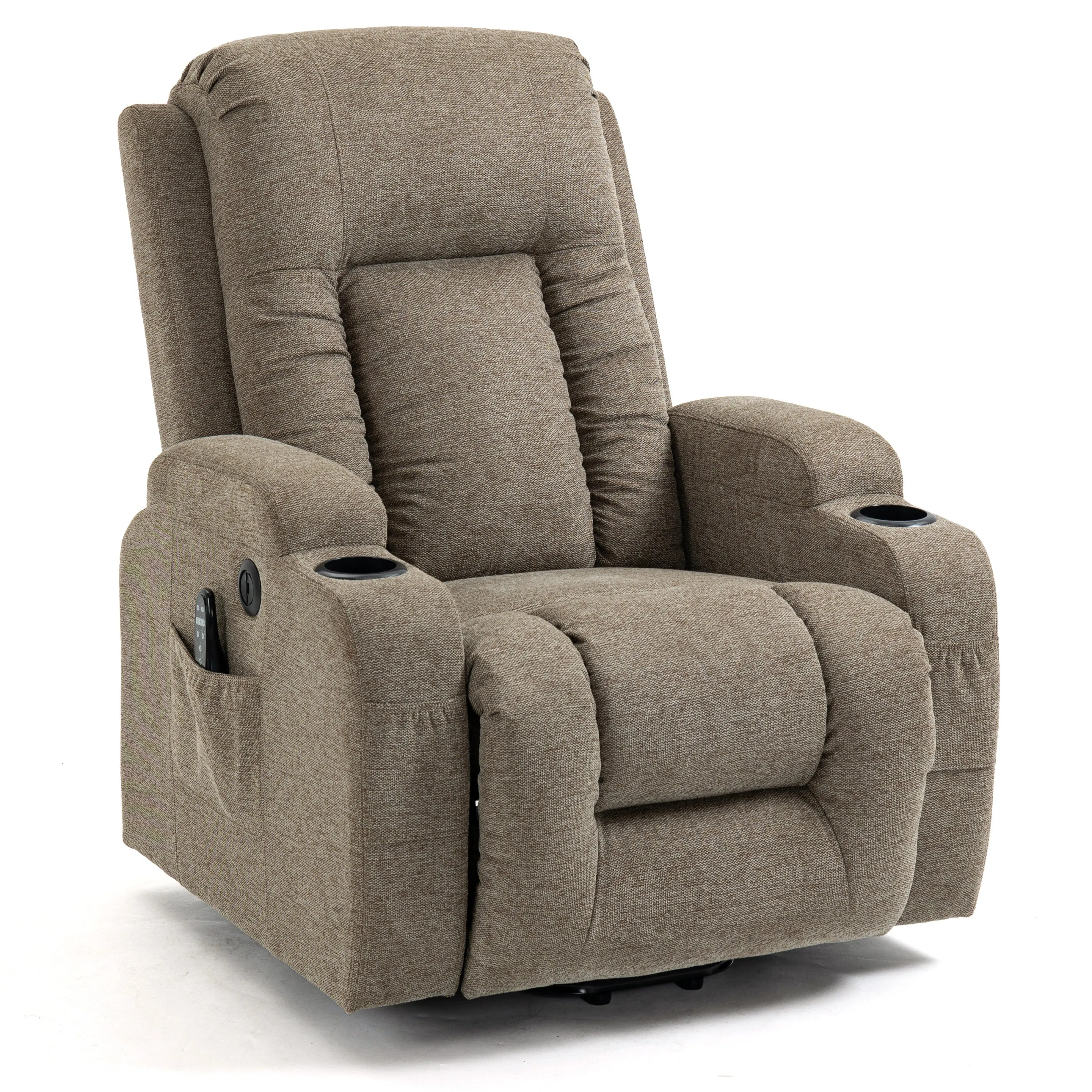 Logan Power Lift Recliner - Brown