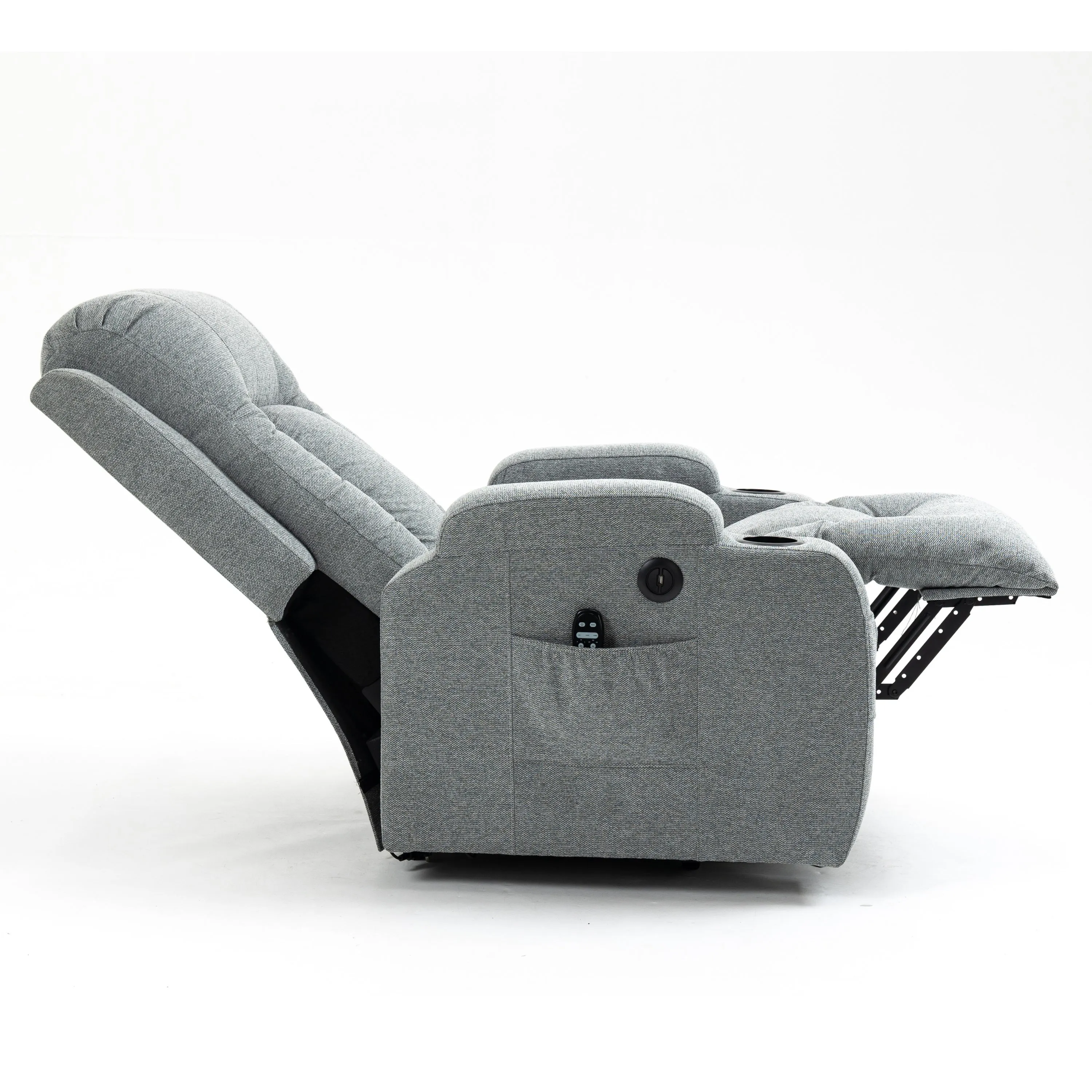 Logan Power Lift Recliner - Gray