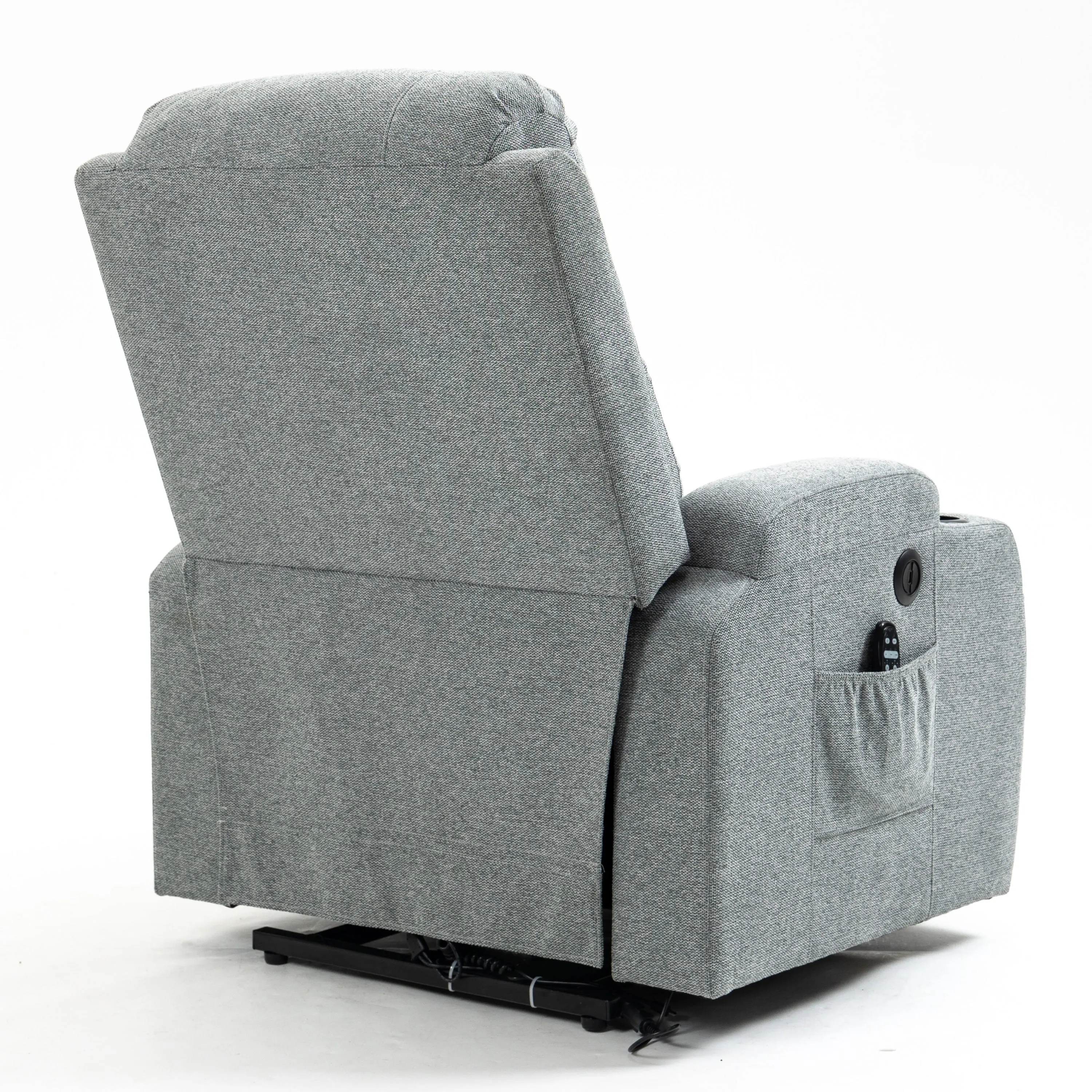 Logan Power Lift Recliner - Gray
