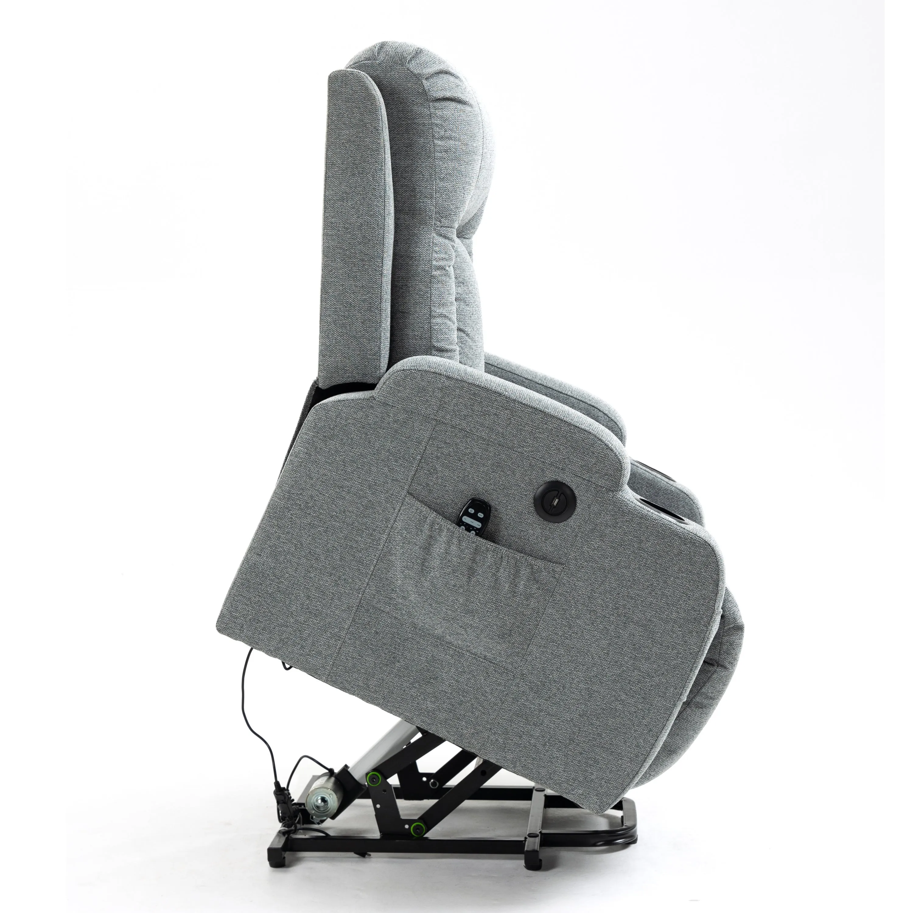 Logan Power Lift Recliner - Gray