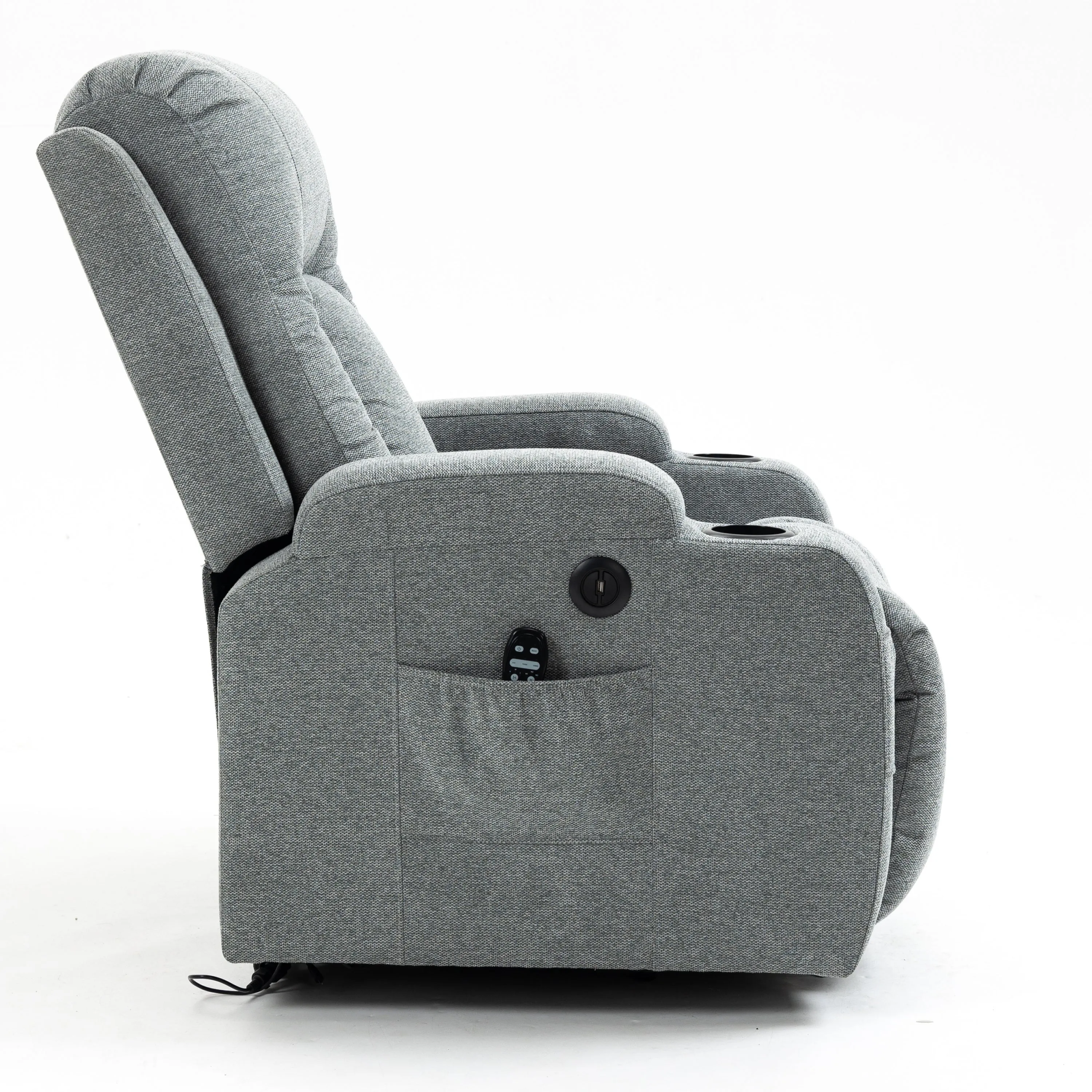 Logan Power Lift Recliner - Gray