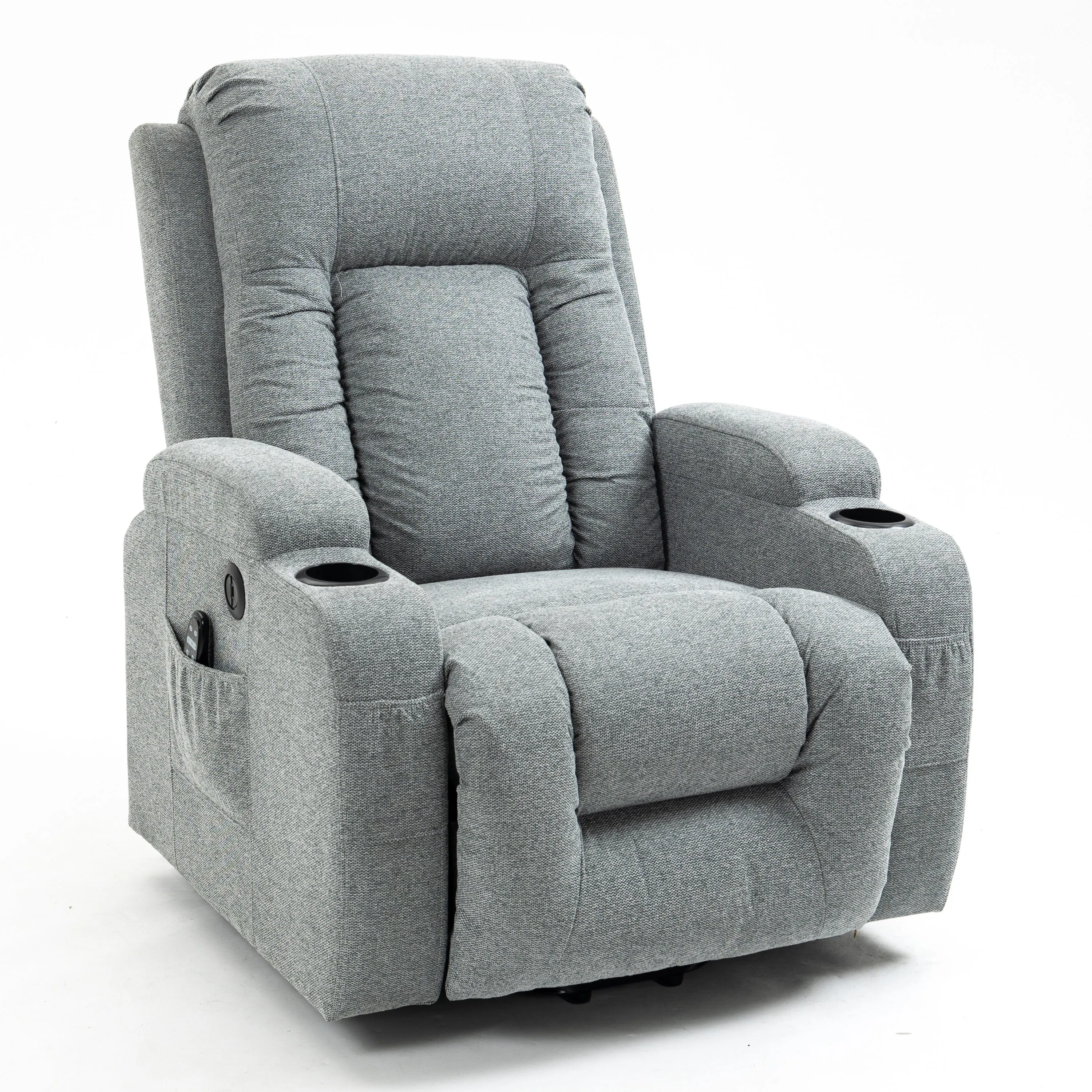 Logan Power Lift Recliner - Gray