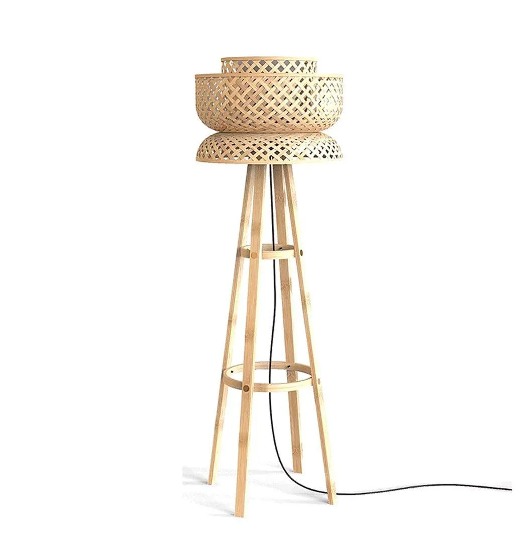 Lotus Bamboo Floor Lamp