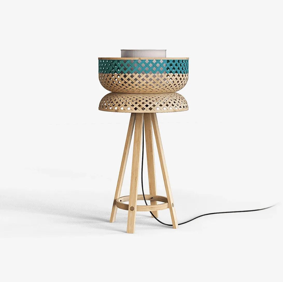 Lotus Bamboo Table Lamp