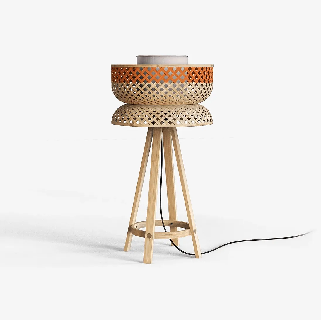 Lotus Bamboo Table Lamp