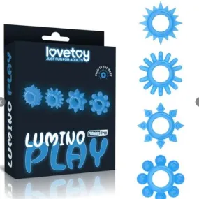 Lovetoy- Lumino Play. 4 Pack. Glow in the dark