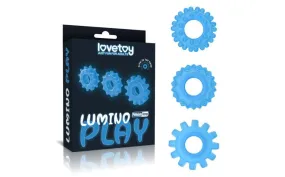 Lumino Play Penis Rings 3 Pc