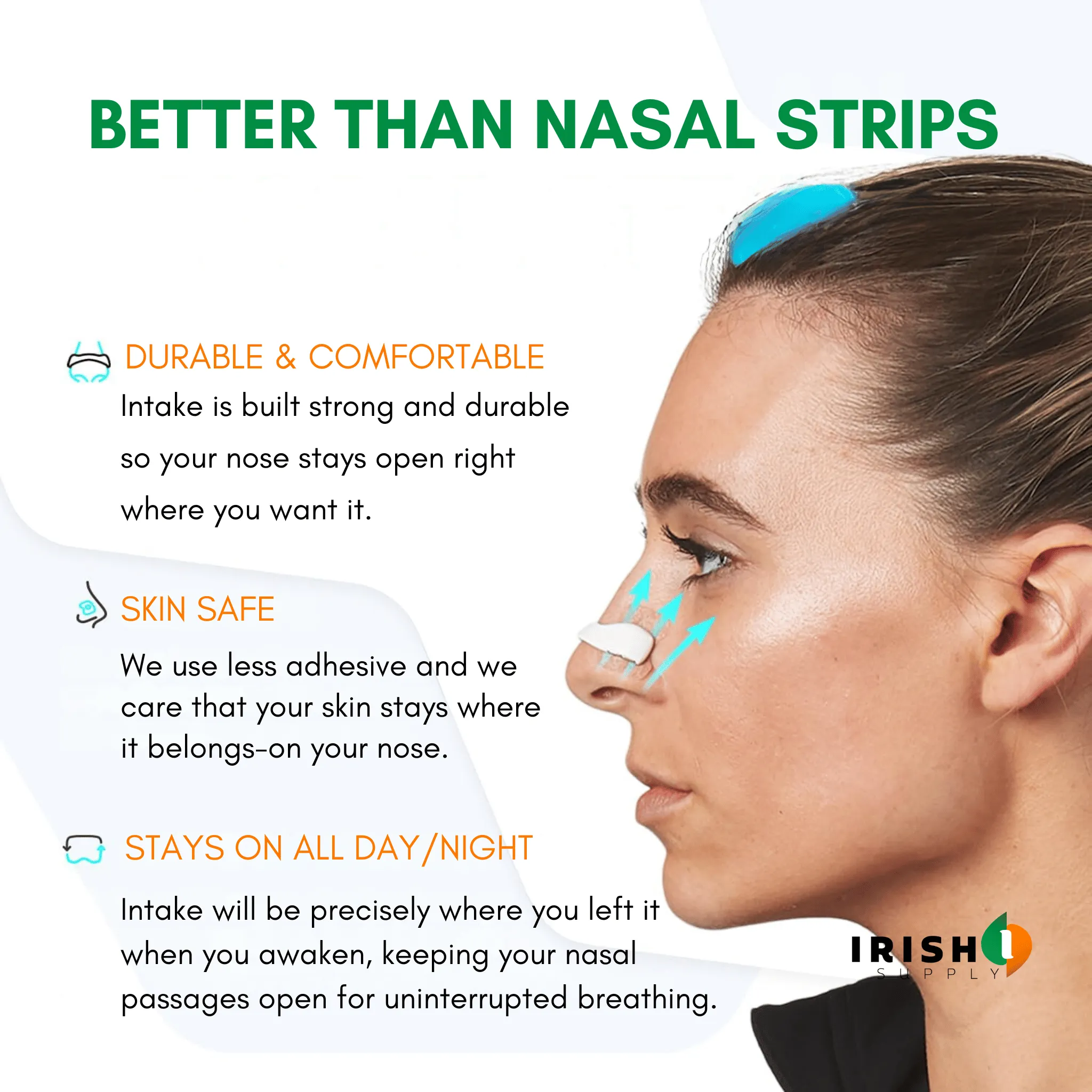 MAGNIBREATHE Magnetic Nasal Strips