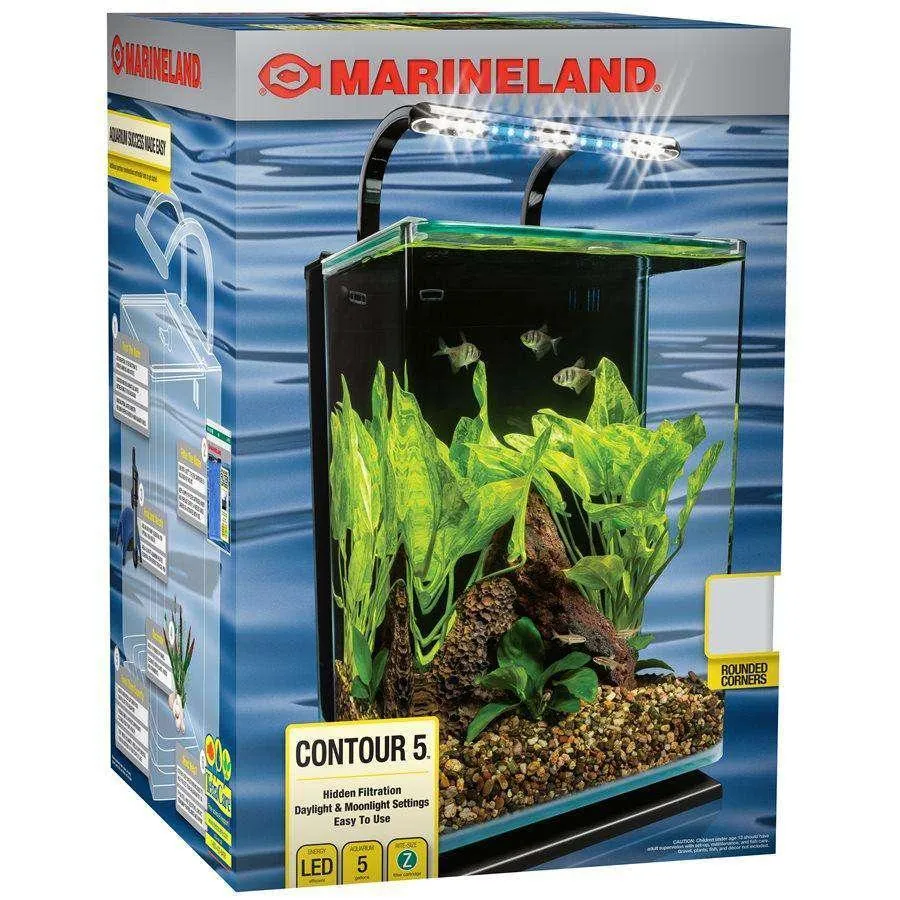 Marineland Contour Rail Light Aquarium Kit