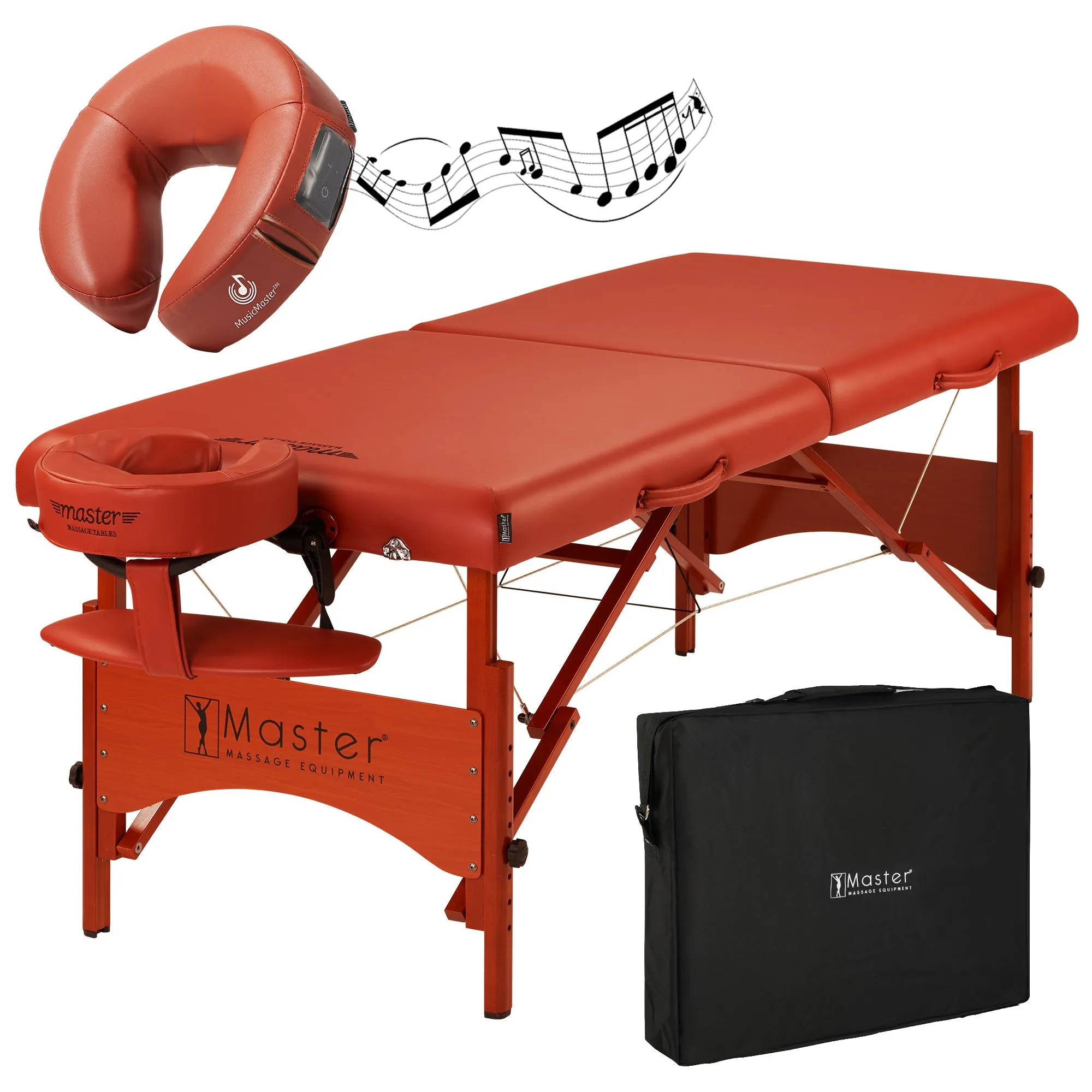 Master Massage 28" FAIRLANE™ Portable Massage Table Package with Classic REGULATION Size without Therma Top(Cinnamon)