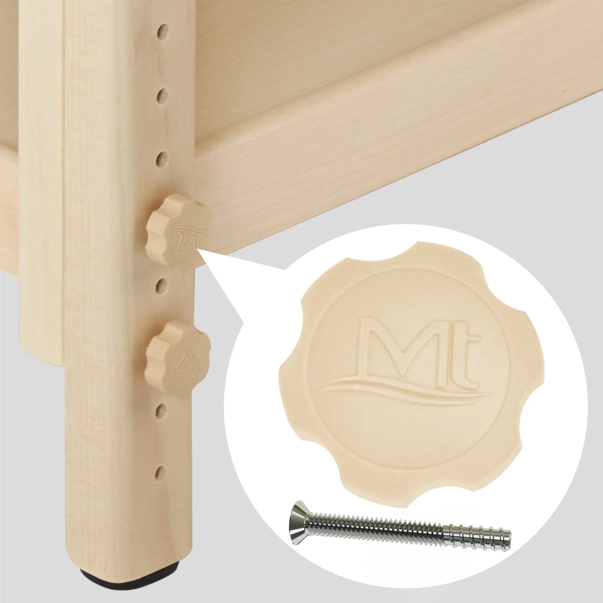 Master Massage 28" Harvey Treatment™ Stationary Massage Table - Royal Blue