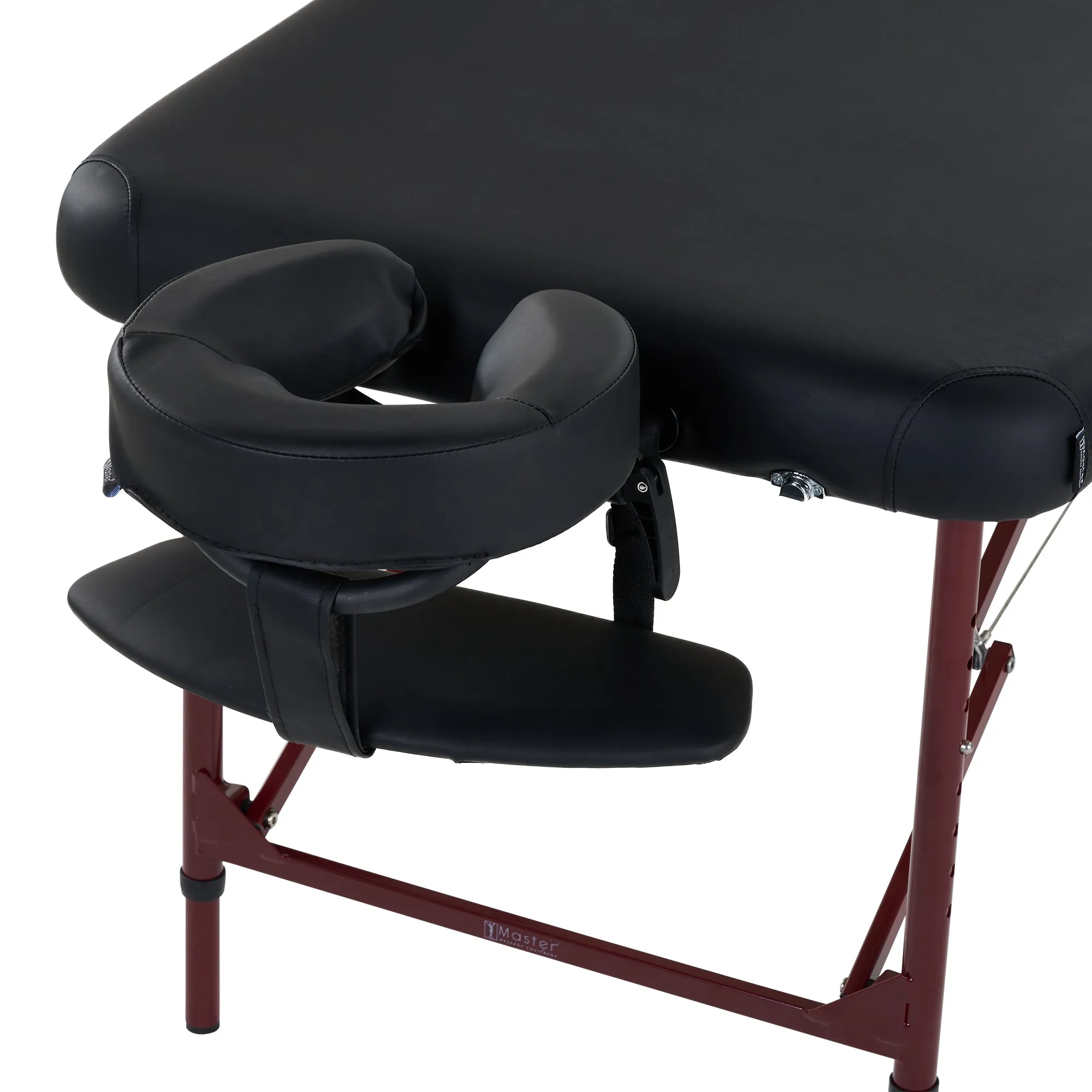 Master Massage 28" ZEPHYR™ Portable Massage Table Package - The ideal platform for ANY Beginning Massage Therapists! (Black Color)