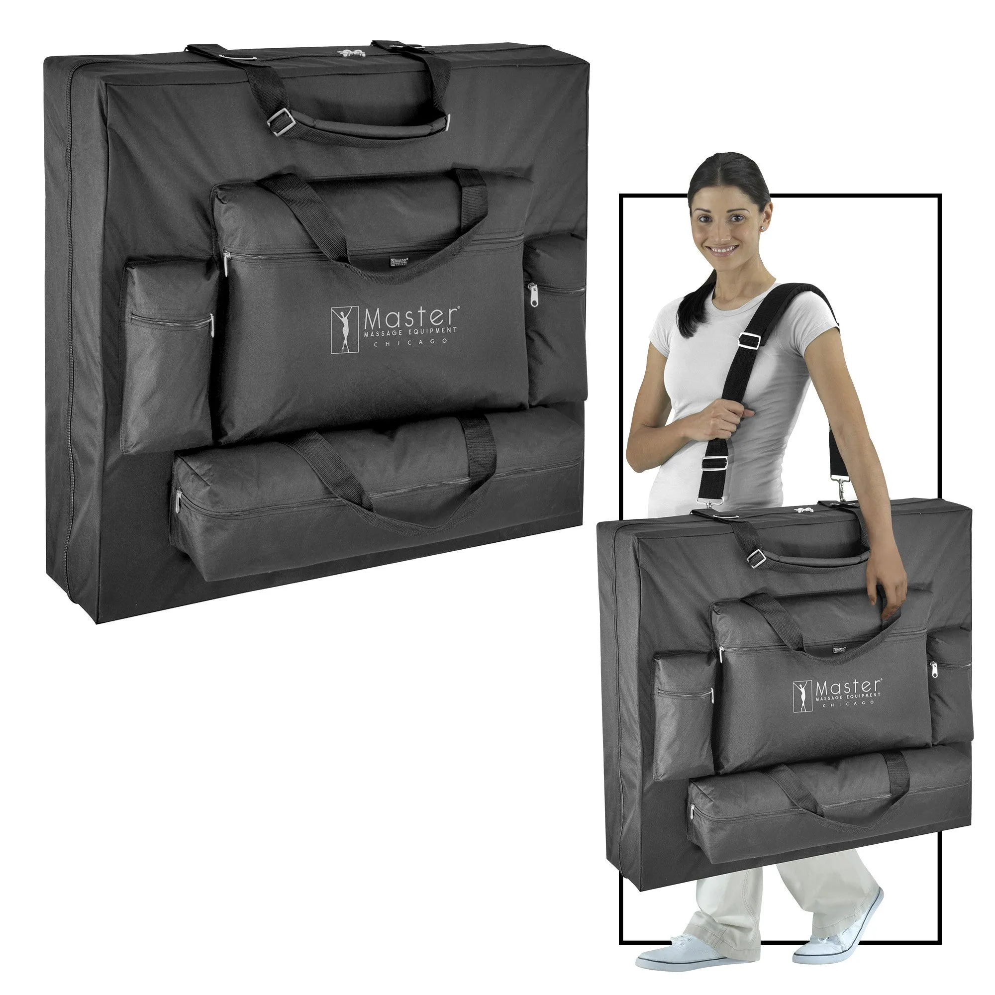 Master Massage 30" Montour Memory Foam Portable Massage Table Package