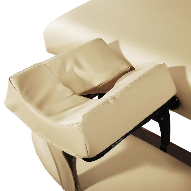 Master Massage 31" SPAMASTER™ Salon Portable Massage Table Package -Lift-Back Action! (Cream Color)