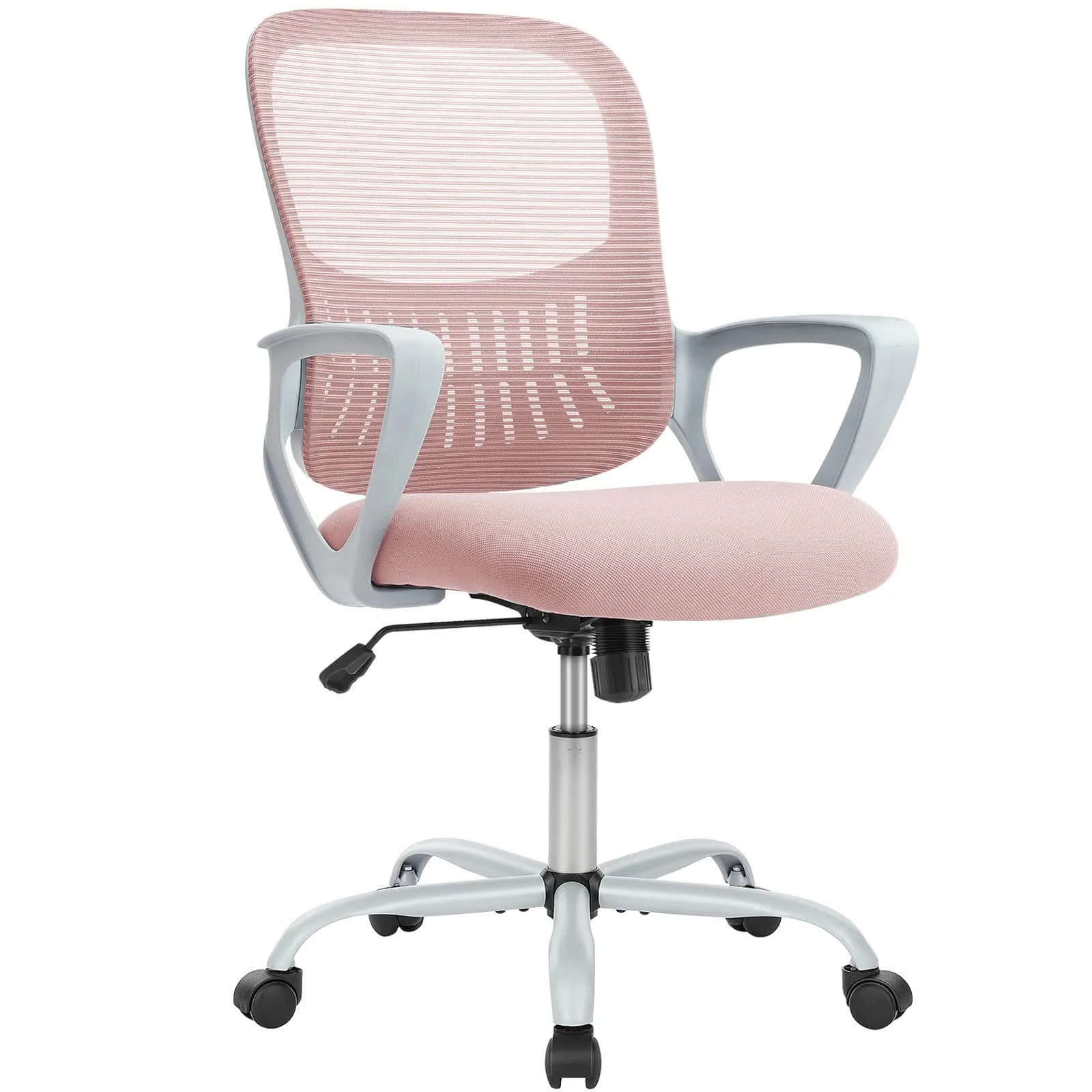 Mid-Back Task Chair with Lumbar Support,Ergonomic Home Office Desk Chairs