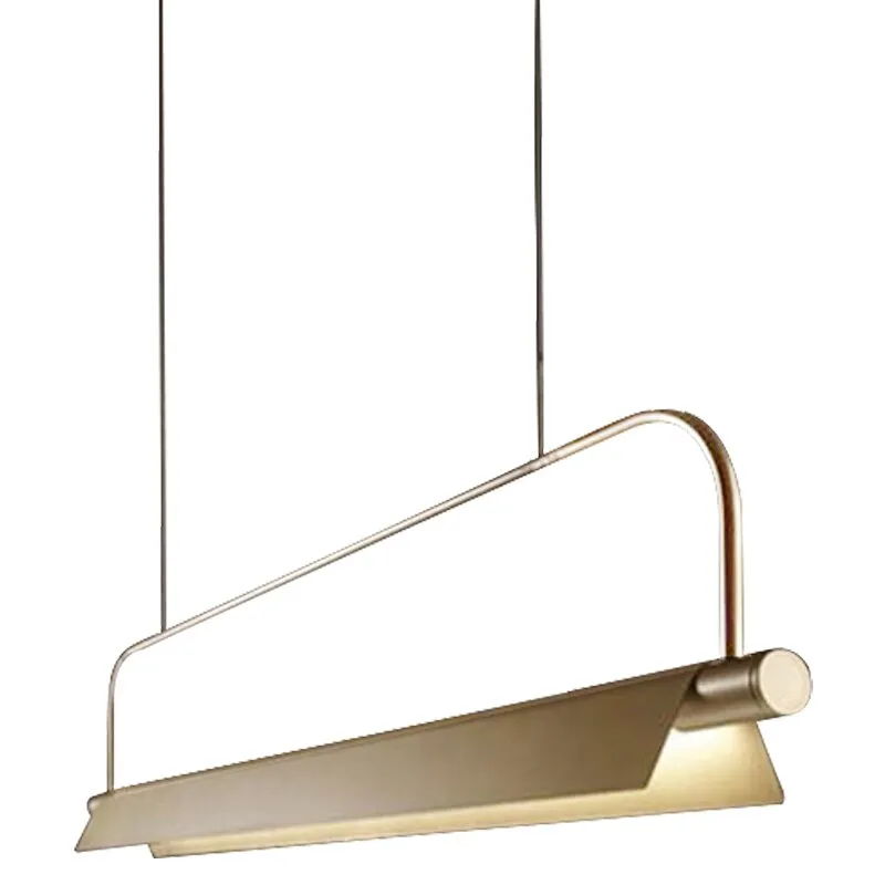 Modern LED restaurant chandelier Nordic restaurant long chandelier office lighting bar lighting study lamp
