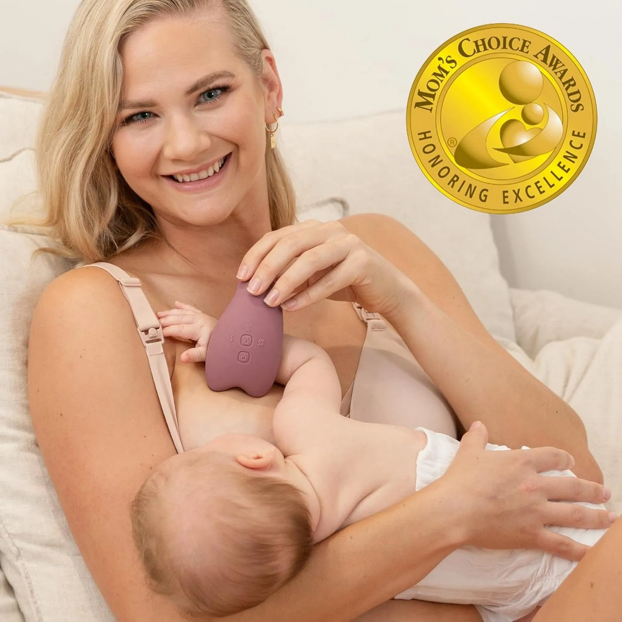 Momcozy Maternity Accessory Lactation Massager Maroon
