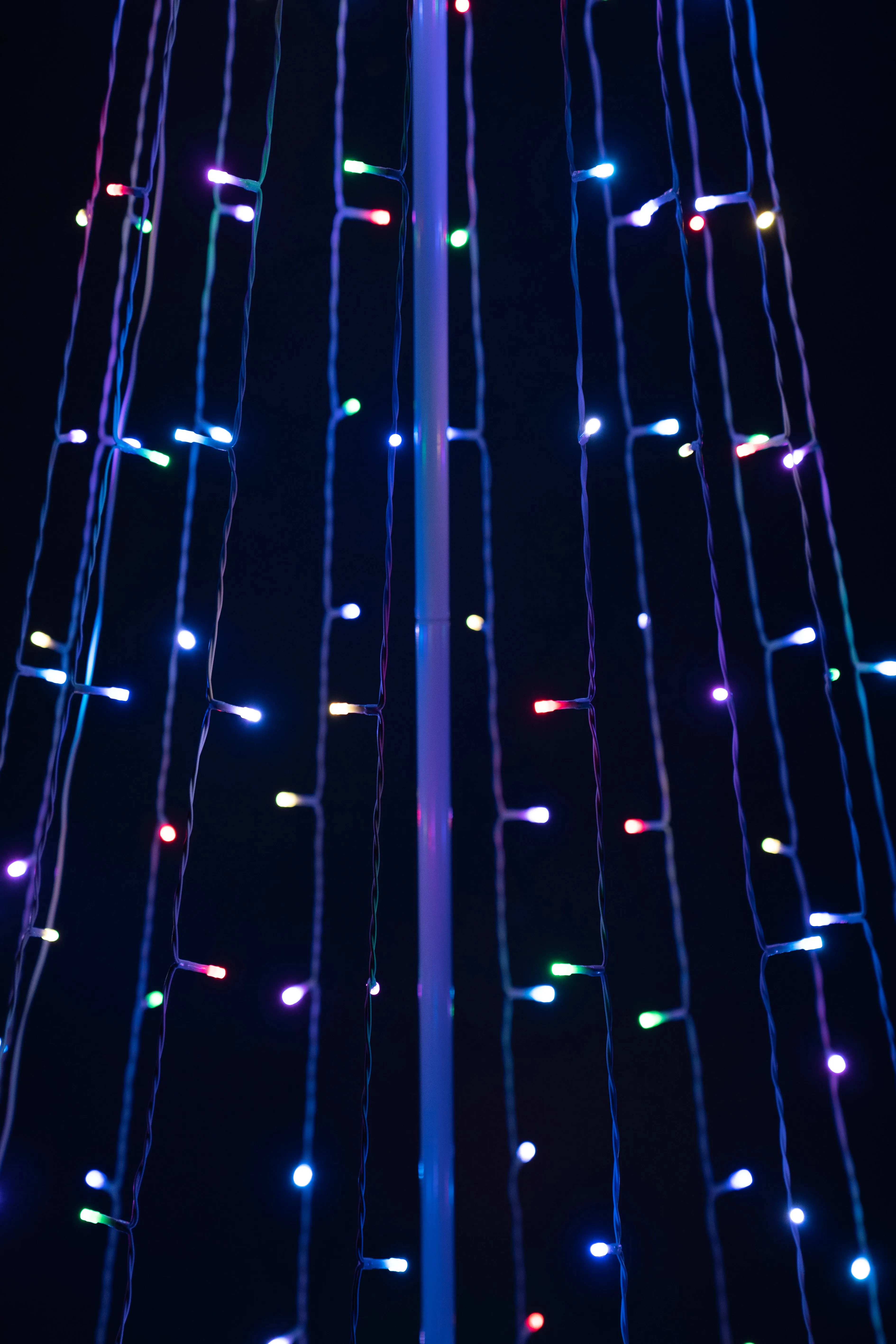Multi-Function Timed Led Tree - 252 RGB LEDs