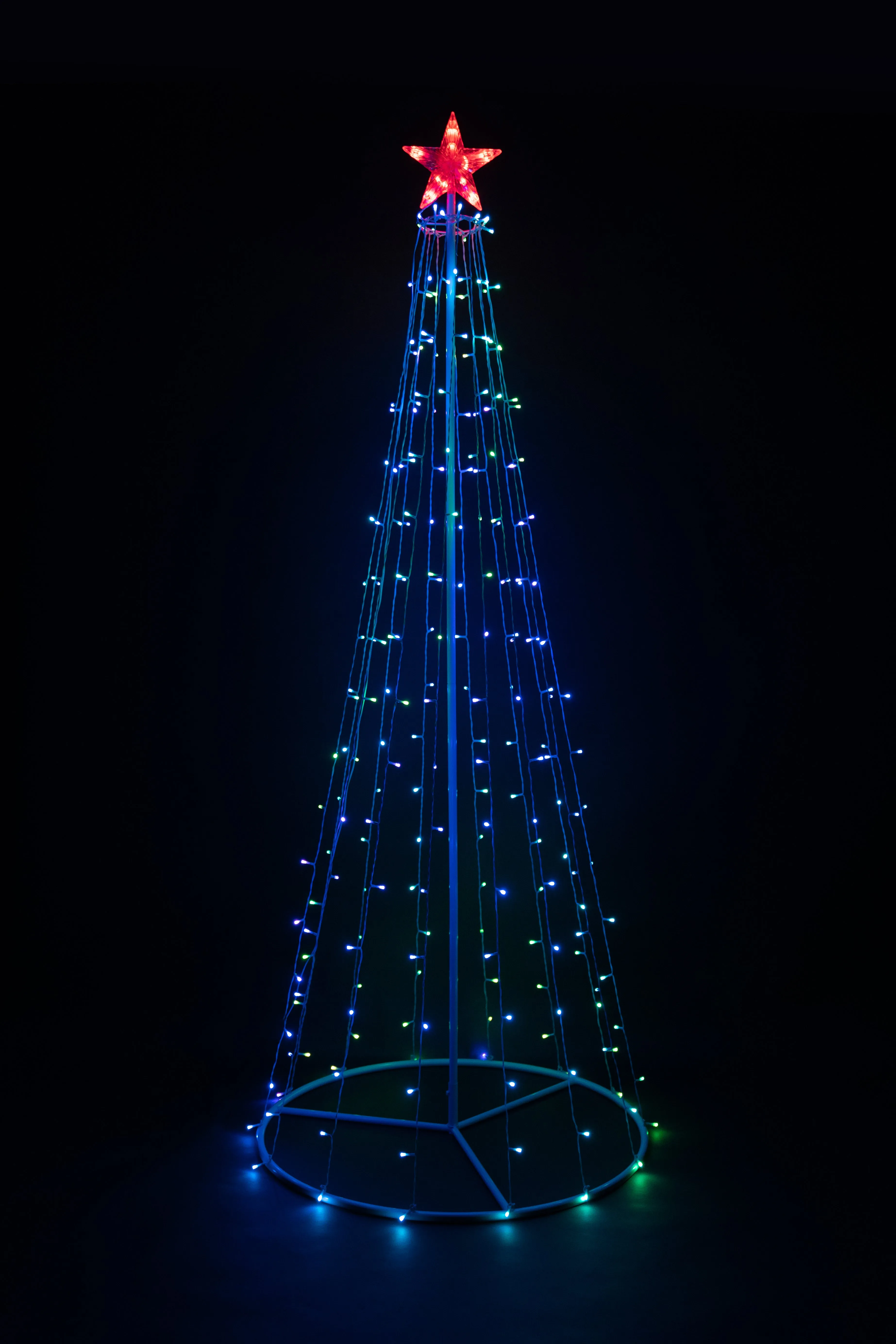 Multi-Function Timed Led Tree - 252 RGB LEDs