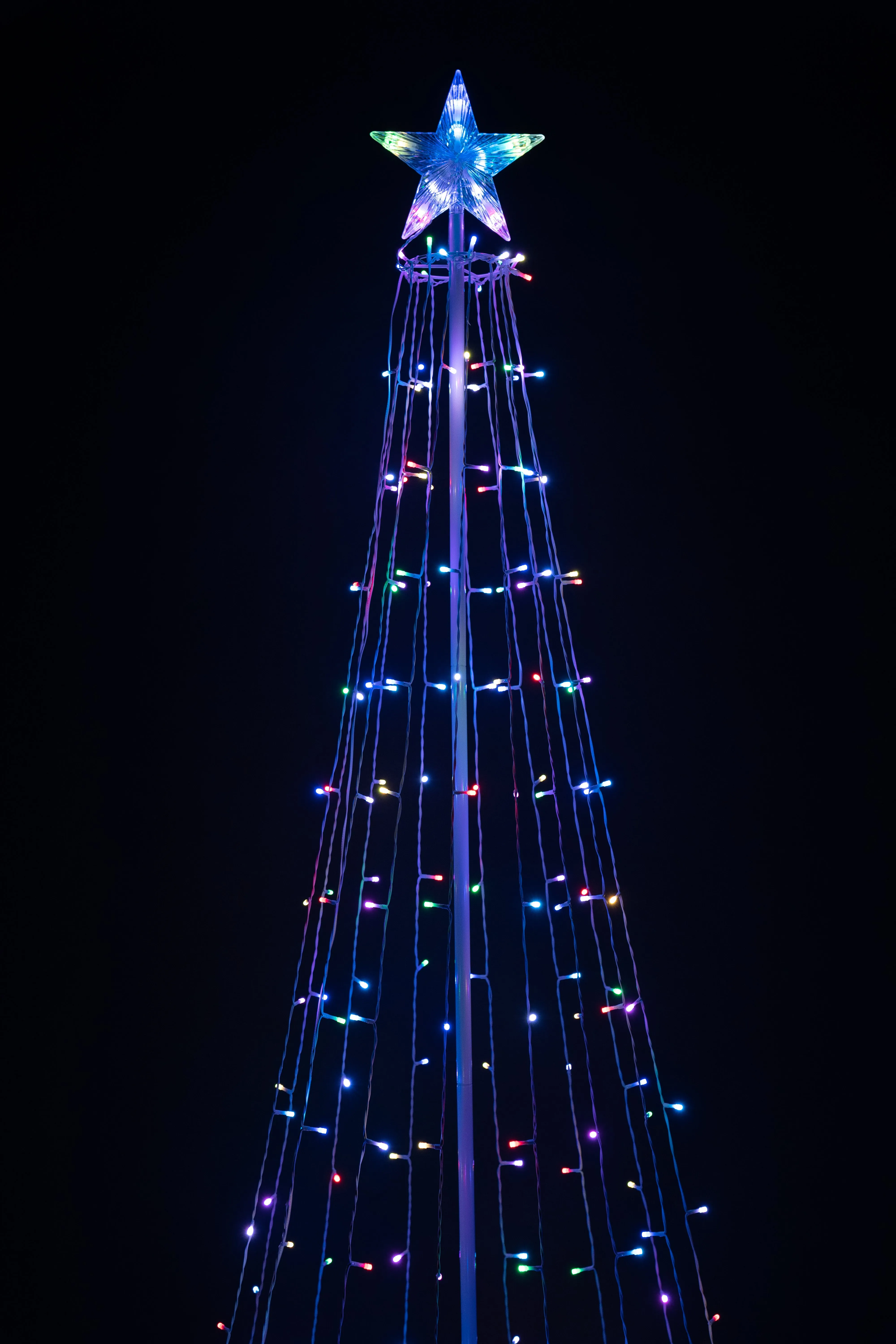 Multi-Function Timed Led Tree - 252 RGB LEDs