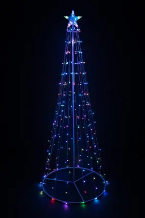 Multi-Function Timed Led Tree - 252 RGB LEDs