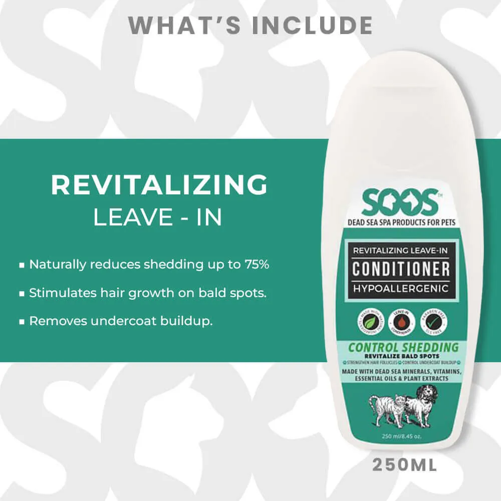 Natural Dead Sea Hypoallergenic Pet Bundle For Dogs & Cats