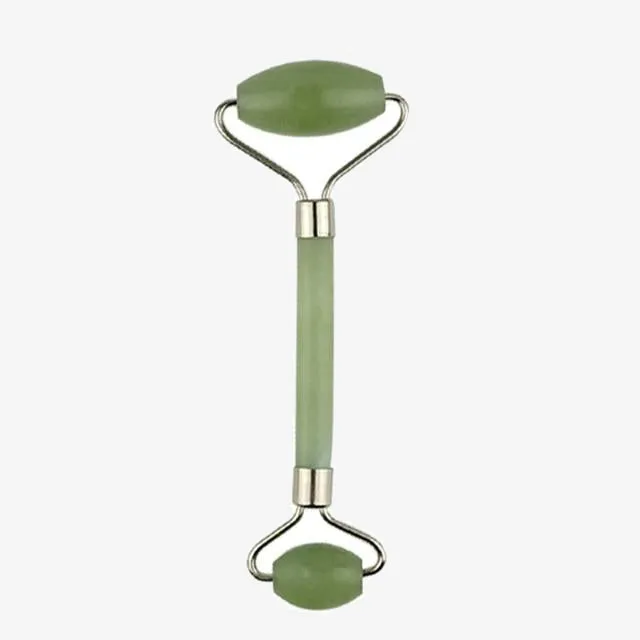 Natural Jade Scraper with Stones for Face Back and Jawline
