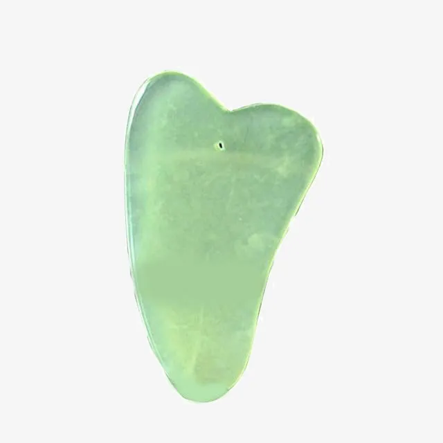 Natural Jade Scraper with Stones for Face Back and Jawline